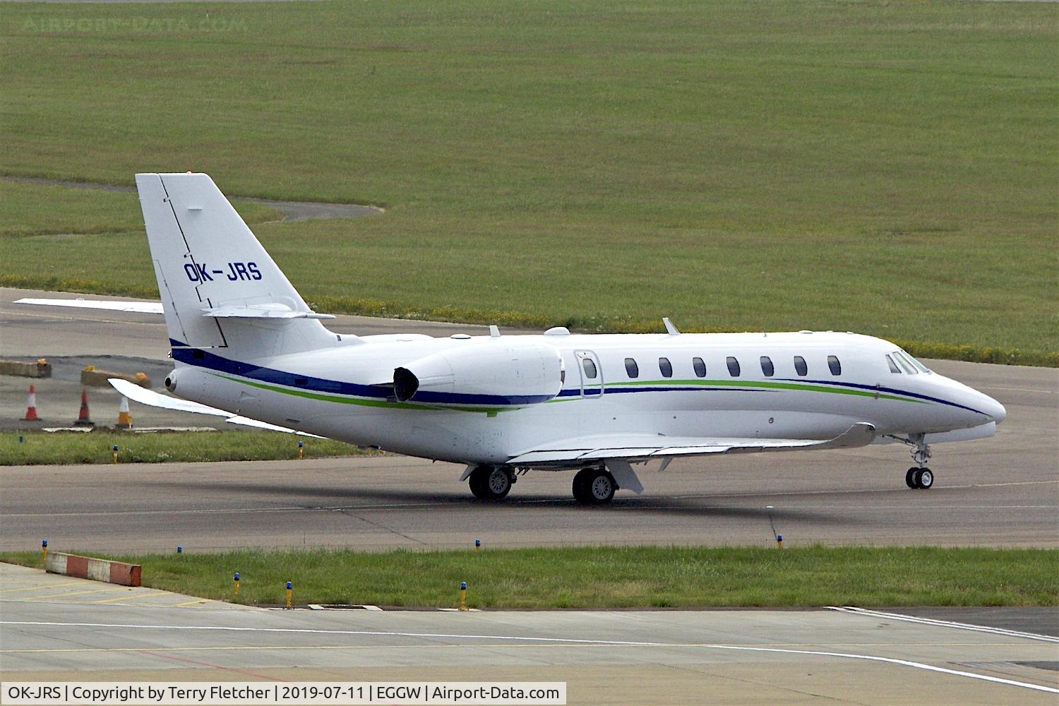 OK-JRS, 2018 Cessna 680 Citation Sovereign C/N 680-0586, At Luton