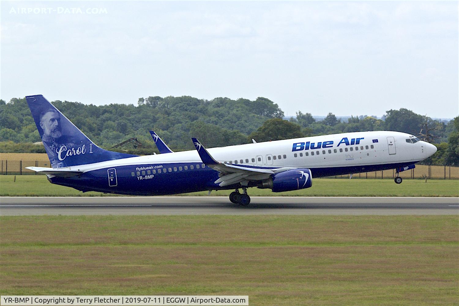 YR-BMP, 2000 Boeing 737-883 C/N 28323, At Luton