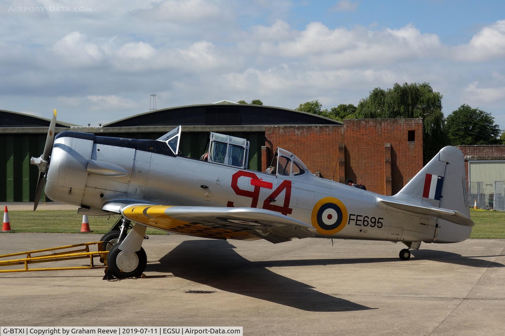 G-BTXI, 1942 Noorduyn AT-16 Harvard IIB C/N 14-429, Parked at Duxford.