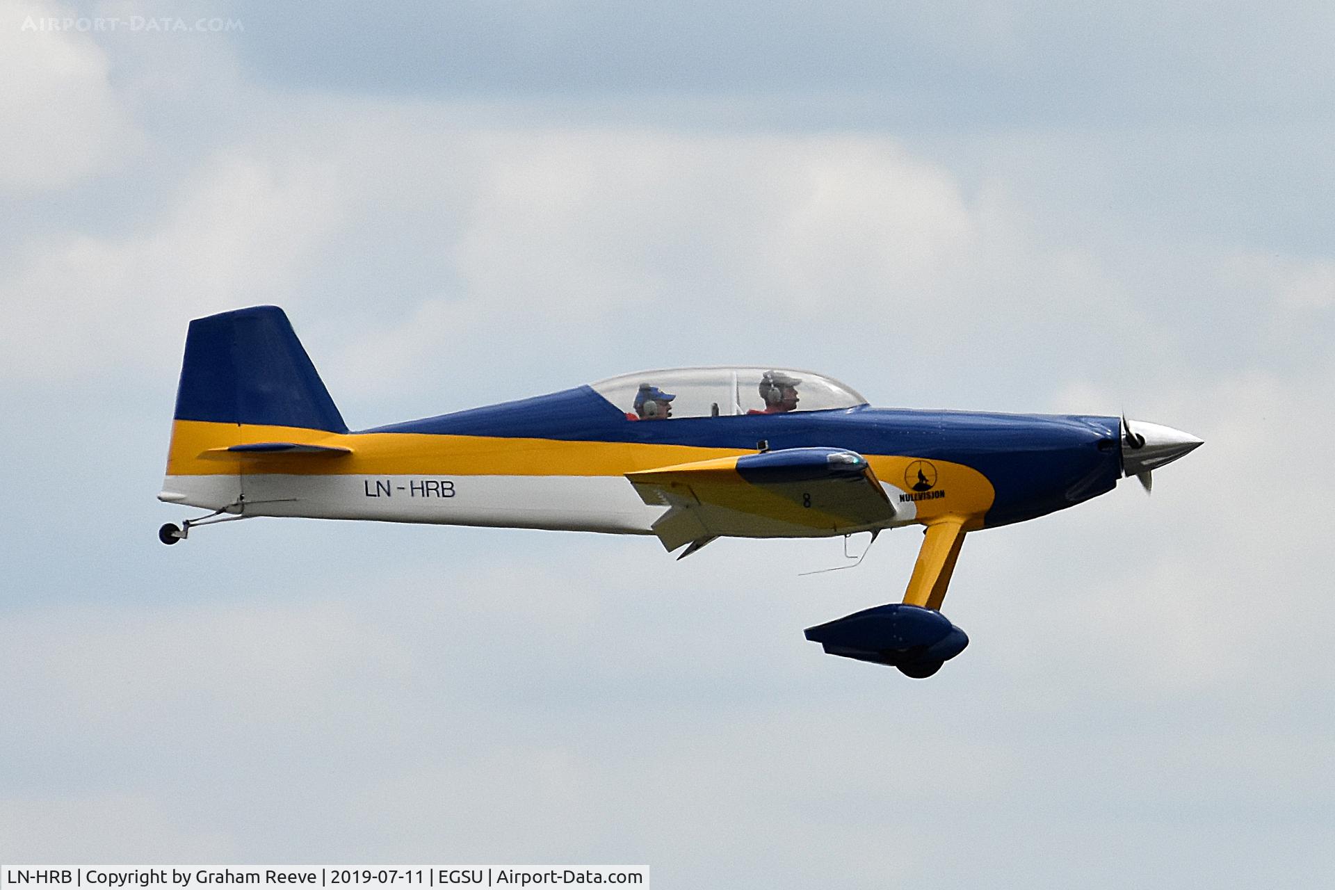 LN-HRB, 2004 Harmon Rocket II C/N 3870, Landing at Duxford.