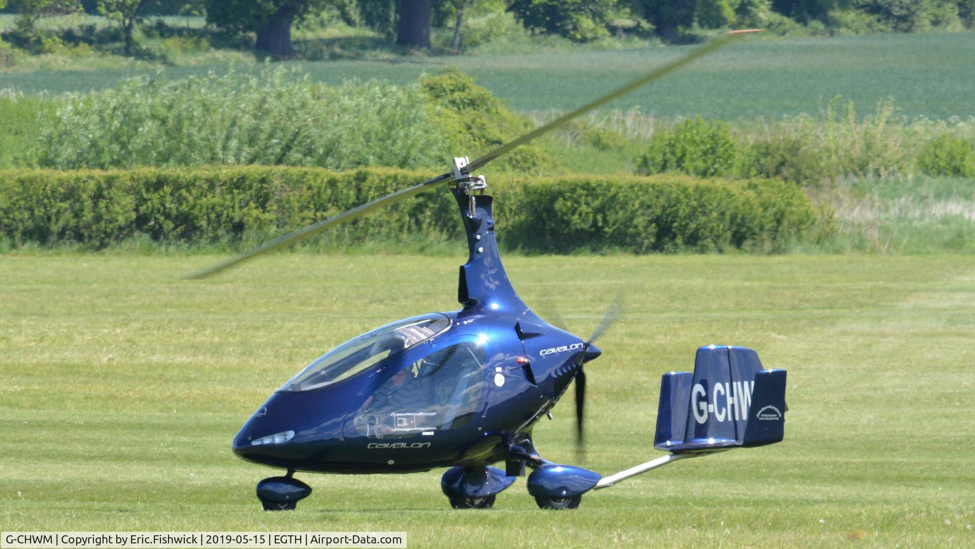 G-CHWM, 2013 Rotorsport UK Cavalon C/N RSUK/CVLN/002, 3. G-CHWM arriving for the British Rotor Association annual gathering at the Shuttleworth Collection, May. 2019.