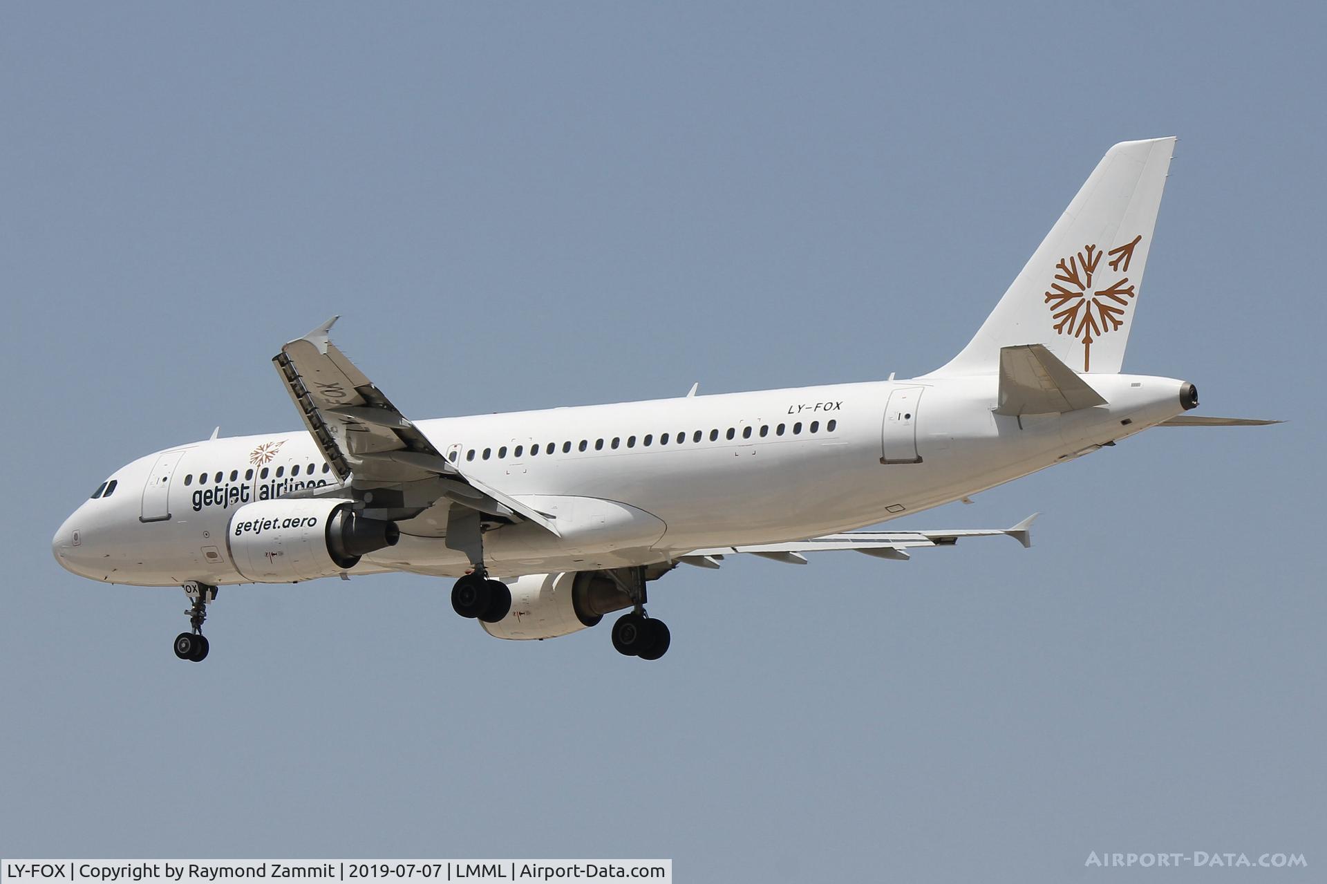 LY-FOX, 1999 Airbus A320-214 C/N 1087, A320 LY-FOX Getjets