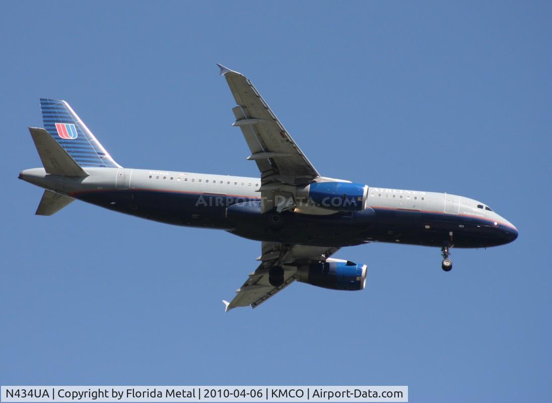 N434UA, 1996 Airbus A320-232 C/N 592, MCO spotting