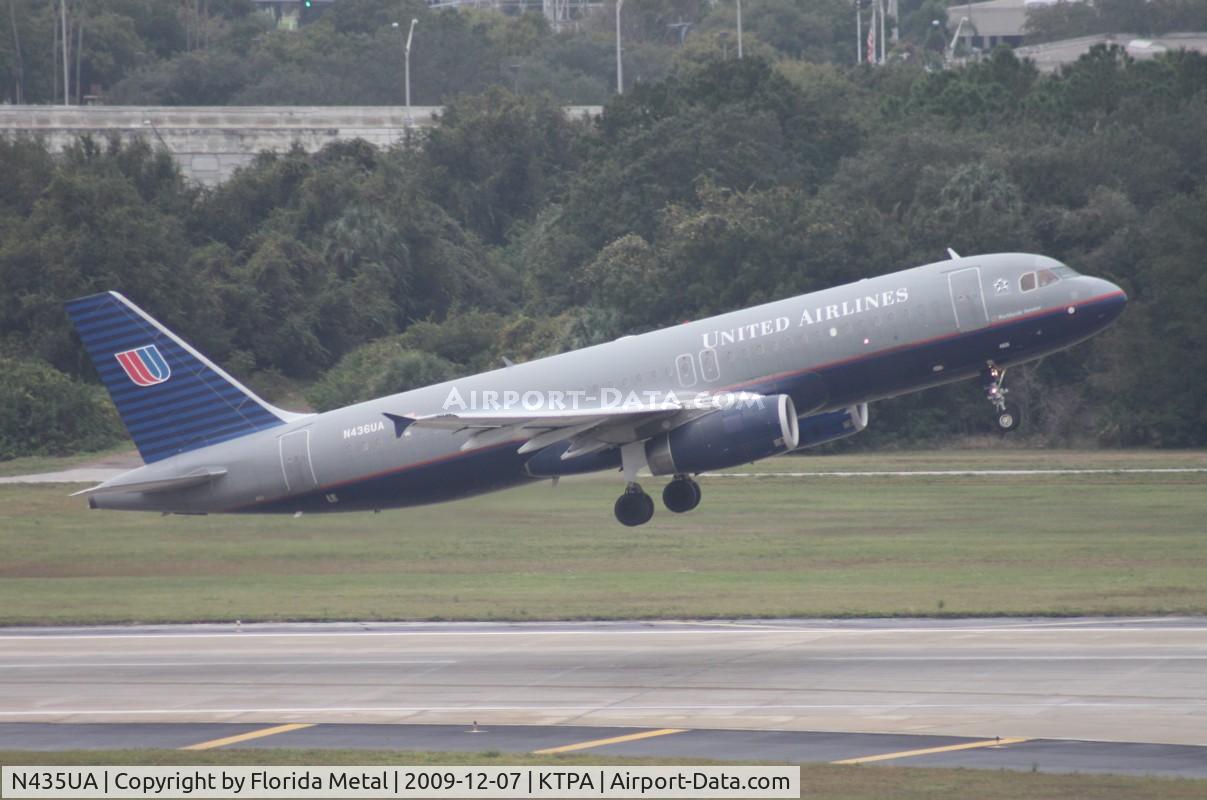 N435UA, 1996 Airbus A320-232 C/N 613, TPA spotting