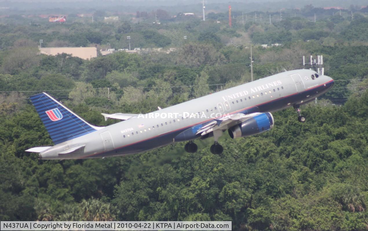 N437UA, 1997 Airbus A320-232 C/N 655, TPA spotting