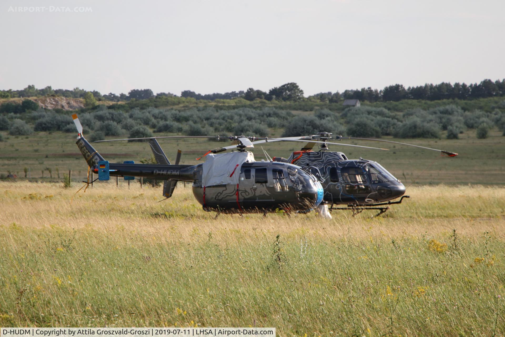 D-HUDM, MBB Bo-105CBS-5 C/N S-883, LHSA - Szentkirályszabadja Airport, Red Bull Air Race Hungary