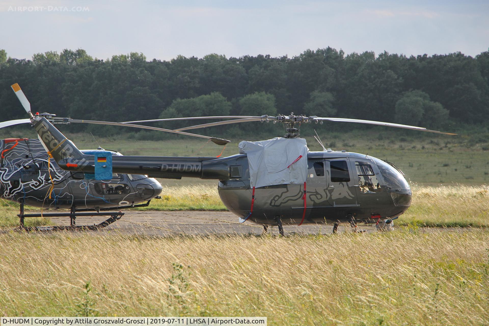 D-HUDM, MBB Bo-105CBS-5 C/N S-883, LHSA - Szentkirályszabadja Airport, Red Bull Air Race Hungary