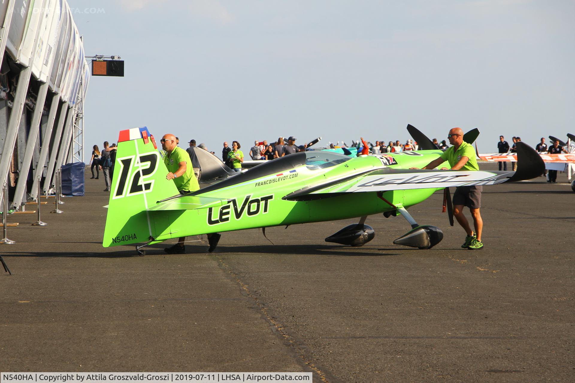 N540HA, Zivko Edge 540 C/N 0046V3, LHSA - Szentkirályszabadja Airport, Red Bull Air Race Hungary