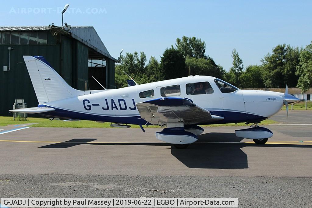 G-JADJ, 1995 Piper PA-28-181 Cherokee Archer III C/N 2843009, Based Aircraft. Ex:-N49TP,N92552.