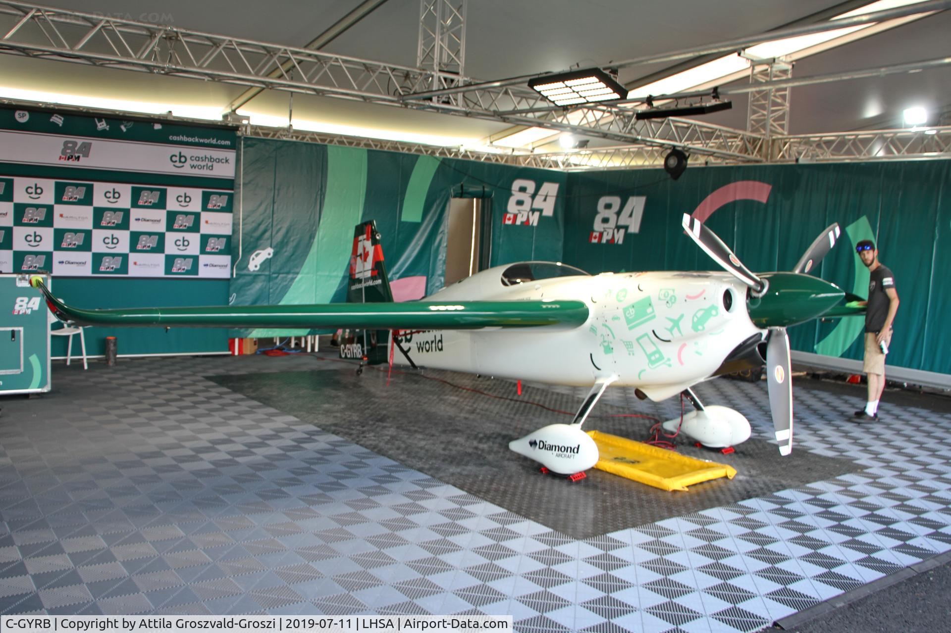 C-GYRB, 2010 Zivko Edge 540 C/N 0048V3, LHSA - Szentkirályszabadja Airport, Red Bull Air Race Hungary