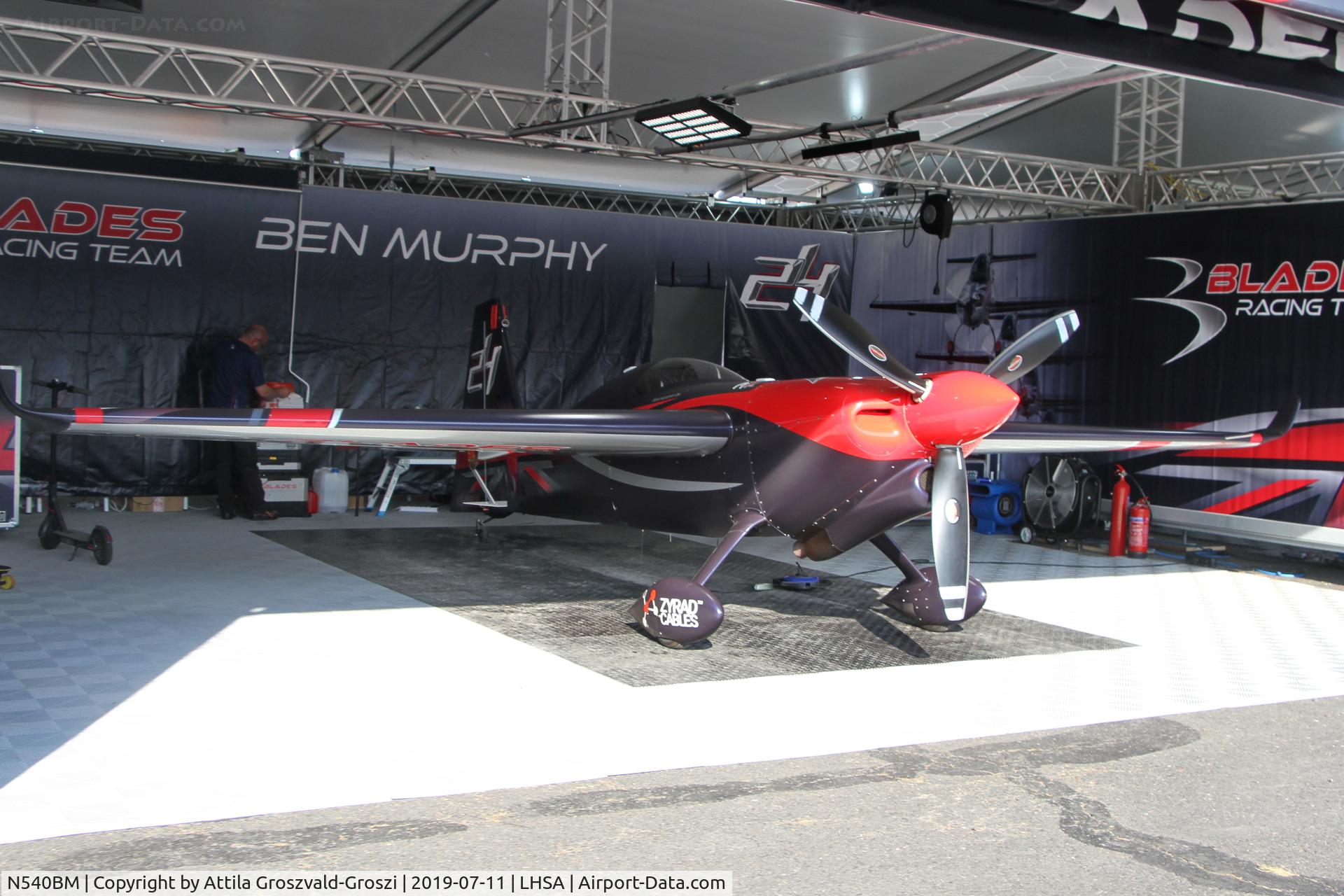 N540BM, 2007 Zivko Edge 540 C/N 0039A, LHSA - Szentkirályszabadja Airport, Red Bull Air Race Hungary