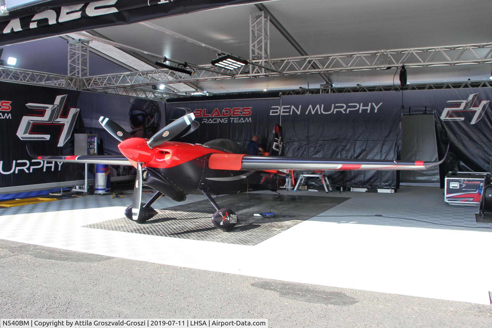 N540BM, 2007 Zivko Edge 540 C/N 0039A, LHSA - Szentkirályszabadja Airport, Red Bull Air Race Hungary