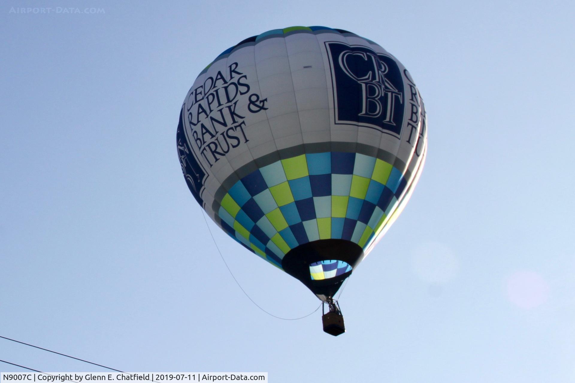 N9007C, ARBC INC DBA LINDSTRAND 90A C/N 5659, Over Mt. Vernon, IA