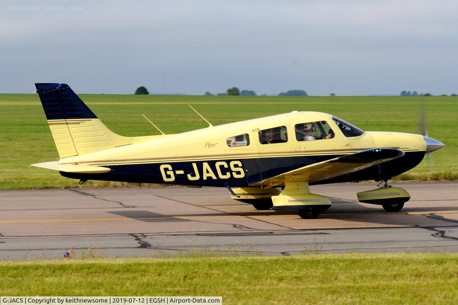G-JACS, 1997 Piper PA-28-181 Cherokee Archer II C/N 28-43078, Nice Visitor.
