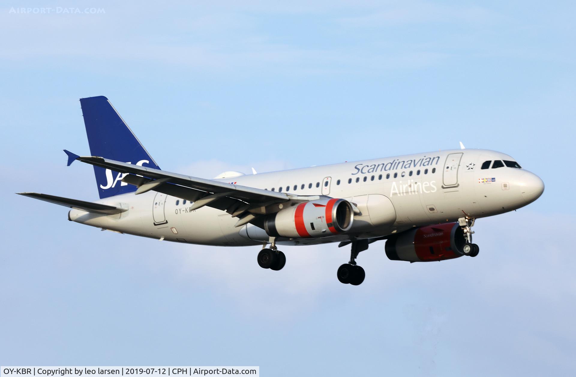 OY-KBR, 2007 Airbus A319-132 C/N 3231, Copenhagen 12.7.2019