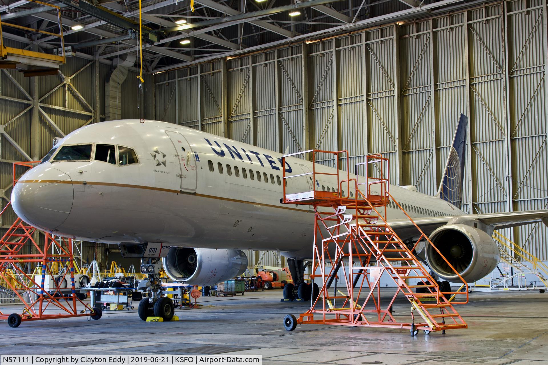 N57111, 1994 Boeing 757-224 C/N 27301, SFO 2019.