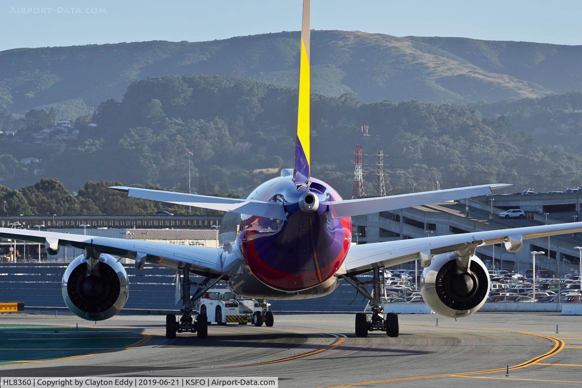 HL8360, 2018 Airbus A350-941 C/N 0234, SFO 2019.