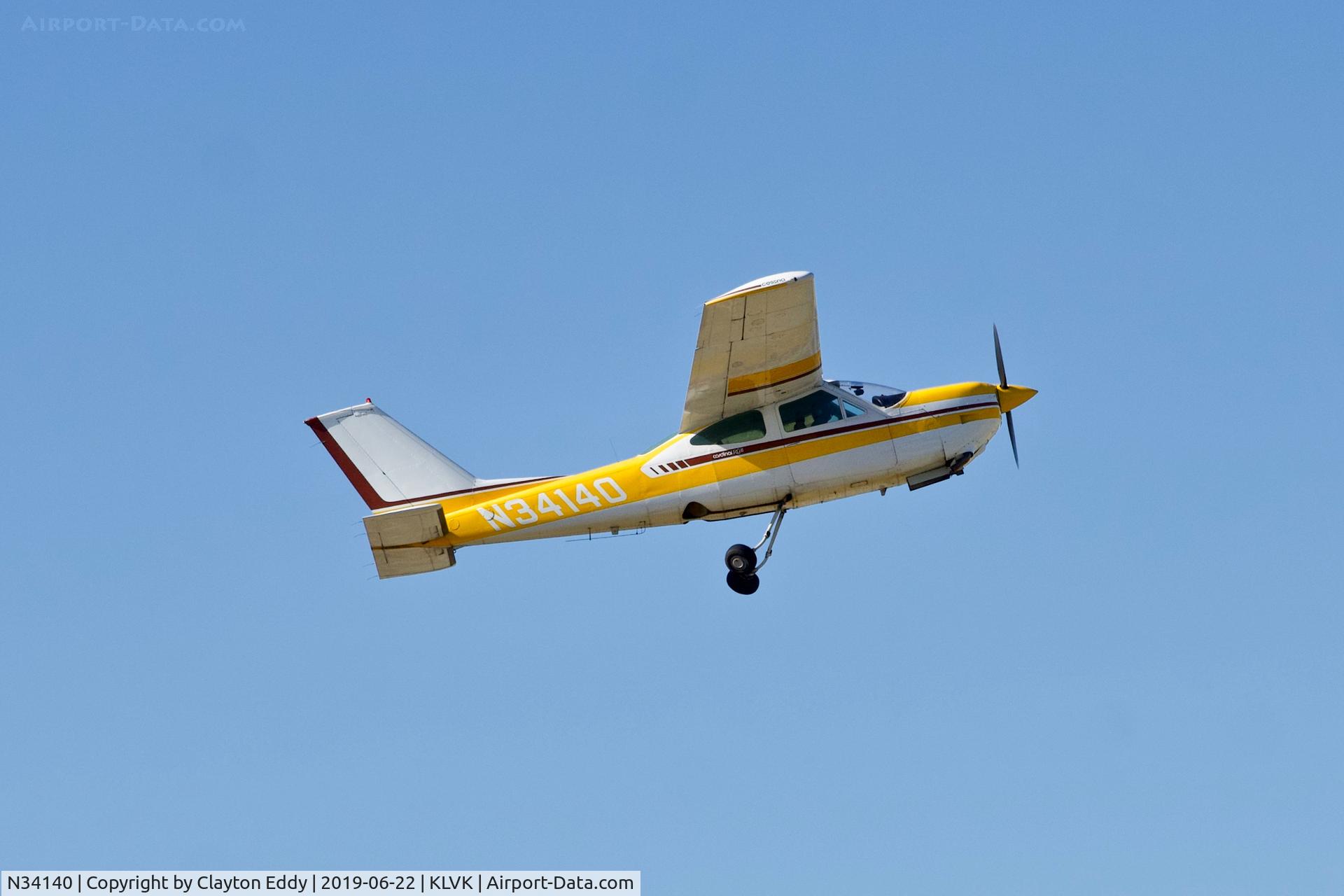 N34140, 1976 Cessna 177RG Cardinal C/N 177RG0972, Livermore Airport California 2019.
