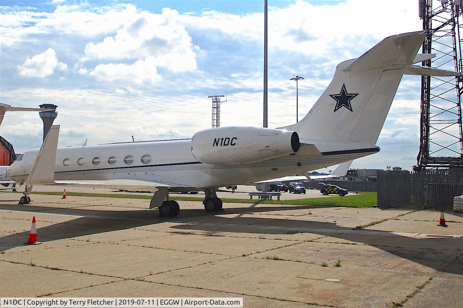 N1DC, 2001 Gulfstream Aerospace G-V C/N 651, At Luton