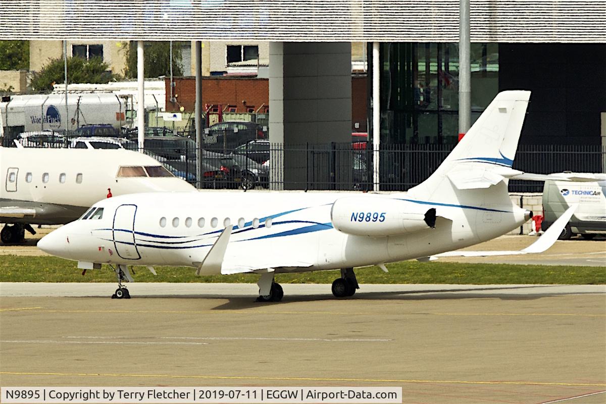 N9895, Dassault Falcon 2000EX C/N 184, At Luton
