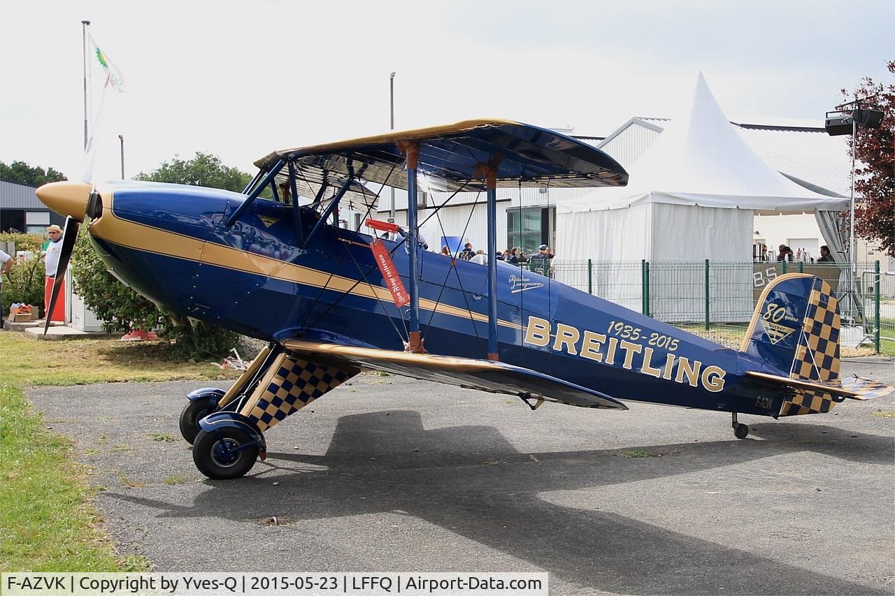 F-AZVK, 1935 Bucker Bu-131 Jungmann C/N 27, Bucker Bu-131 Jungmann, Static display, La Ferté-Alais Airfield (LFFQ) Air Show 2015
