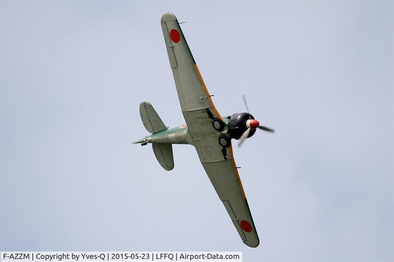 F-AZZM, 2000 North American AT-6B Texan C/N SA-32, North American AT-6B Texan, On display, La Ferté-Alais airfield (LFFQ) Air show 2015