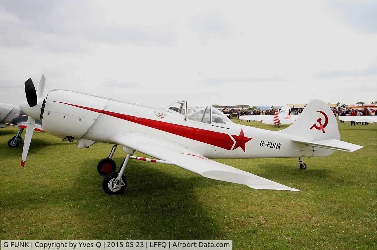 G-FUNK, 1985 Yakovlev Yak-50 C/N 852908, Yakovlev YAK-50, Static display, La Ferté-Alais airfield (LFFQ) Airshow 2015