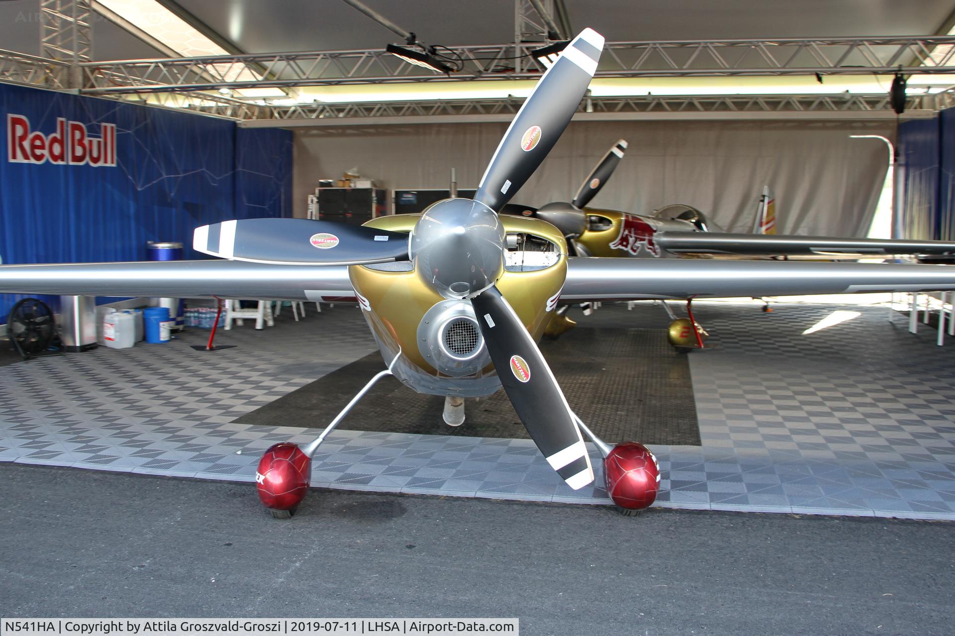 N541HA, 2008 Zivko Edge 540 C/N 0041A, LHSA - Szentkirályszabadja Airport, Red Bull Air Race Hungary