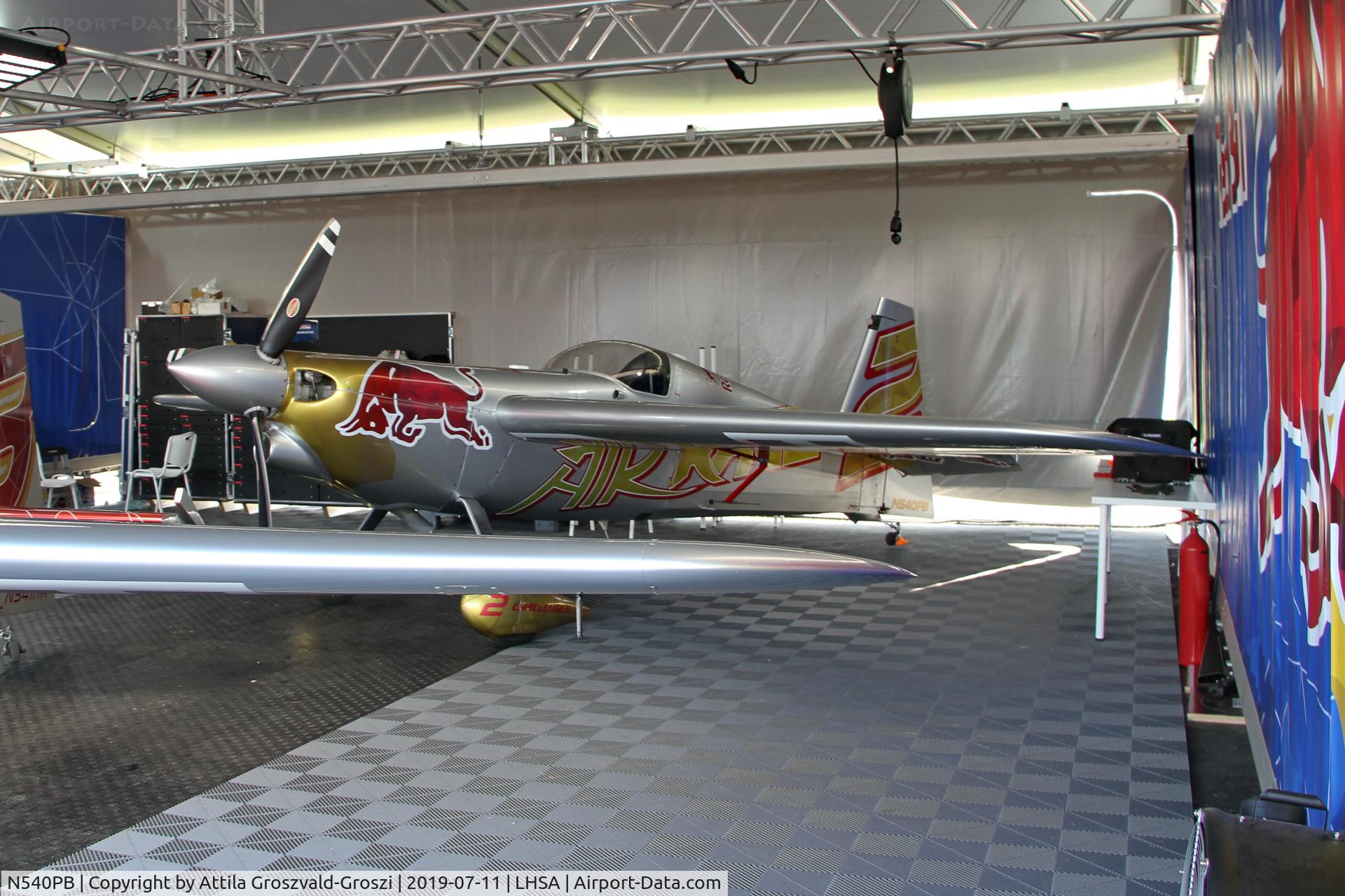 N540PB, 2006 Zivko Edge 540 C/N 0038A, LHSA - Szentkirályszabadja Airport, Red Bull Air Race Hungary