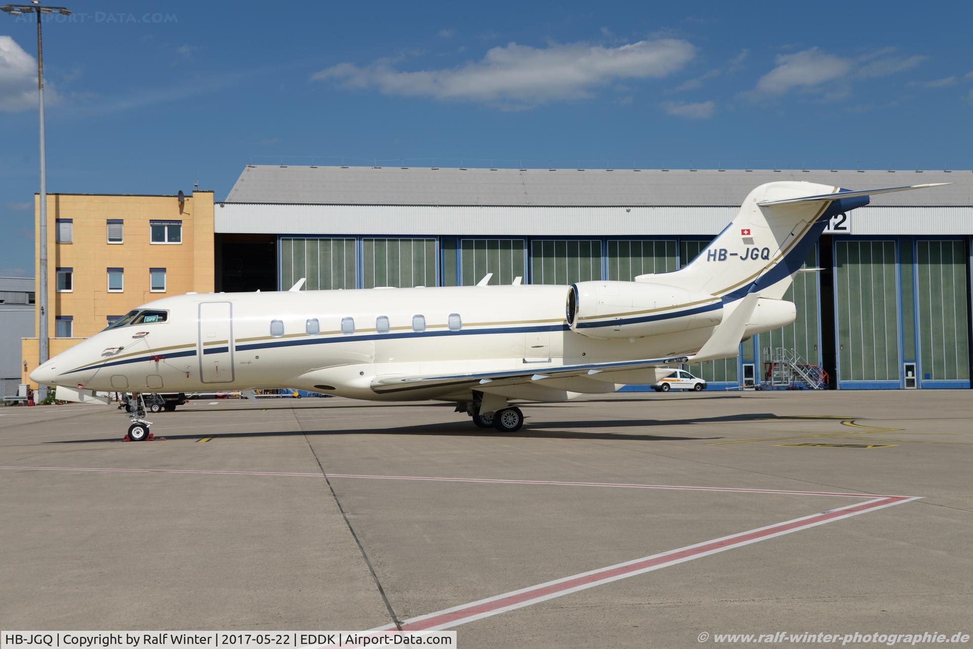 HB-JGQ, 2008 Bombardier Challenger 300 (BD-100-1A10) C/N 20237, Bombardier BD-100-1A10 Challenger 300 - 0J PJZ - Premium Jet AG - 20237 - HB-JGQ - 22.05.2017 - CGN
