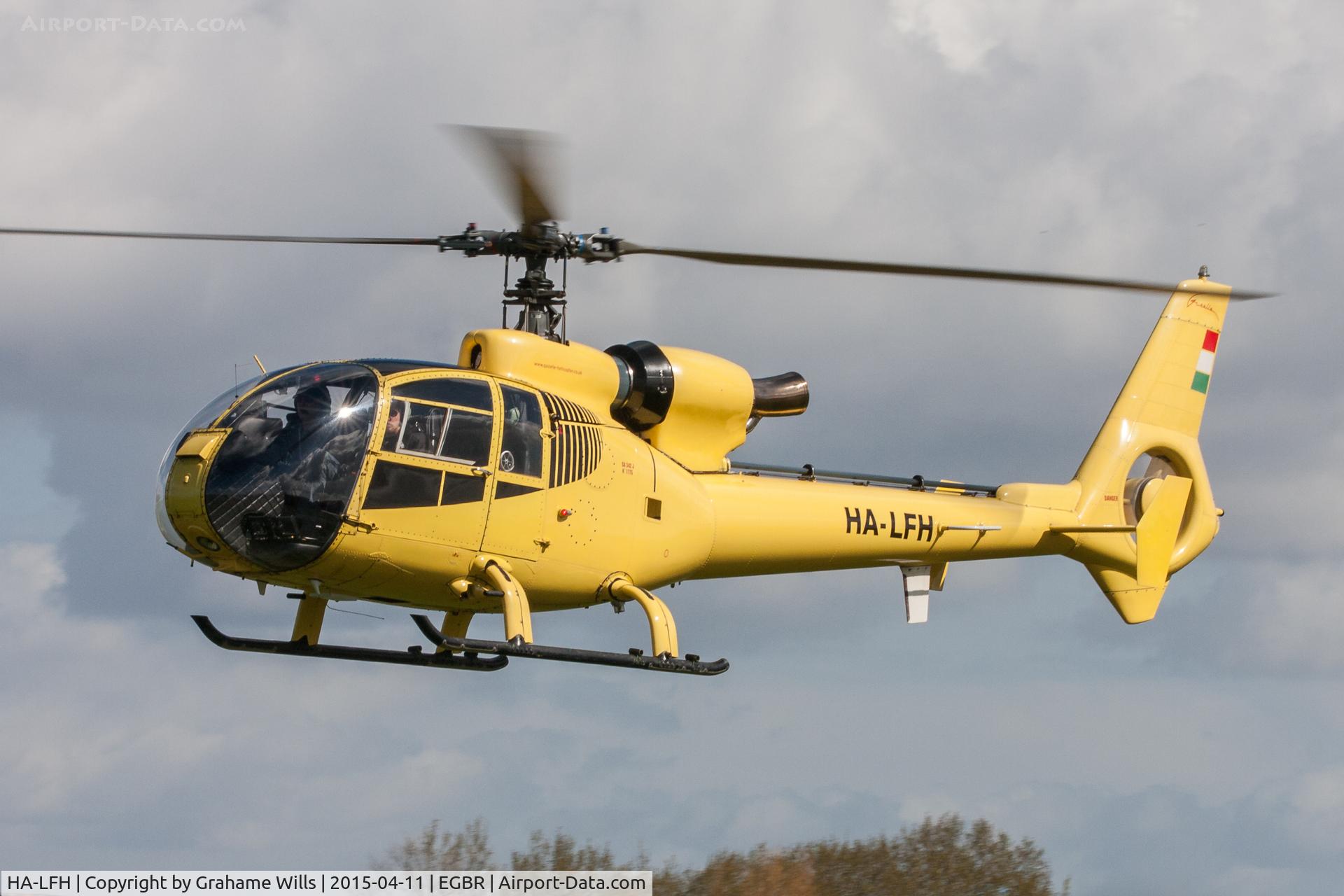 HA-LFH, 1979 Aerospatiale SA-342J Gazelle C/N 1775, Aerospatiale SA342J Gazelle HA-LFH, Breighton 11/4/15