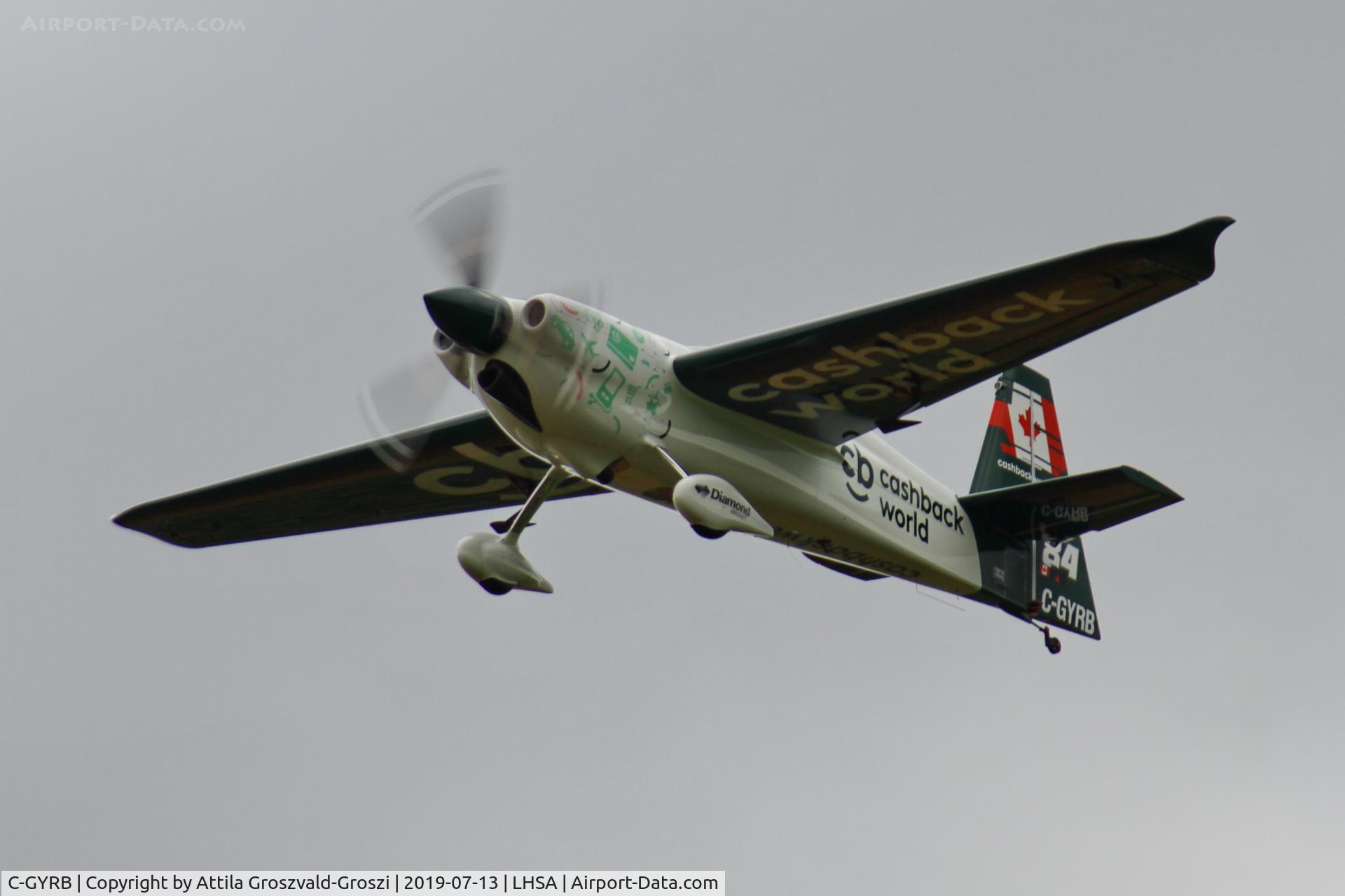C-GYRB, 2010 Zivko Edge 540 C/N 0048V3, LHSA - Szentkirályszabadja Airport, Red Bull Air Race Hungary