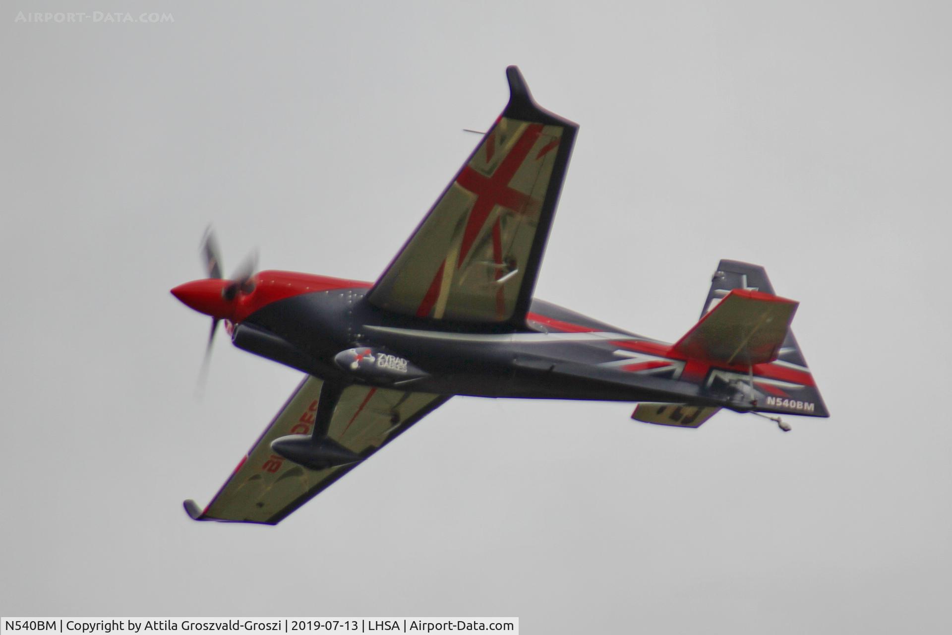 N540BM, 2007 Zivko Edge 540 C/N 0039A, LHSA - Szentkirályszabadja Airport, Red Bull Air Race Hungary