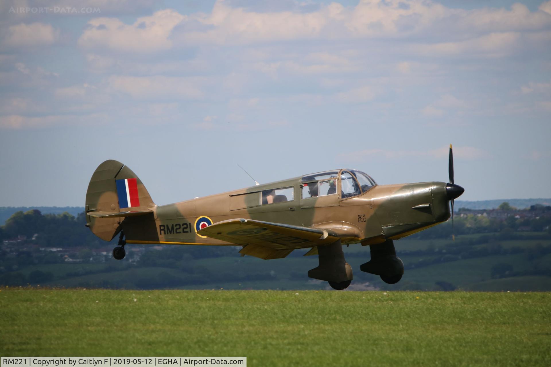 RM221, 1945 Percival P-31 Proctor 4 C/N FHM 141, Vintage Aircraft Day at Compton Abbas Airfield.