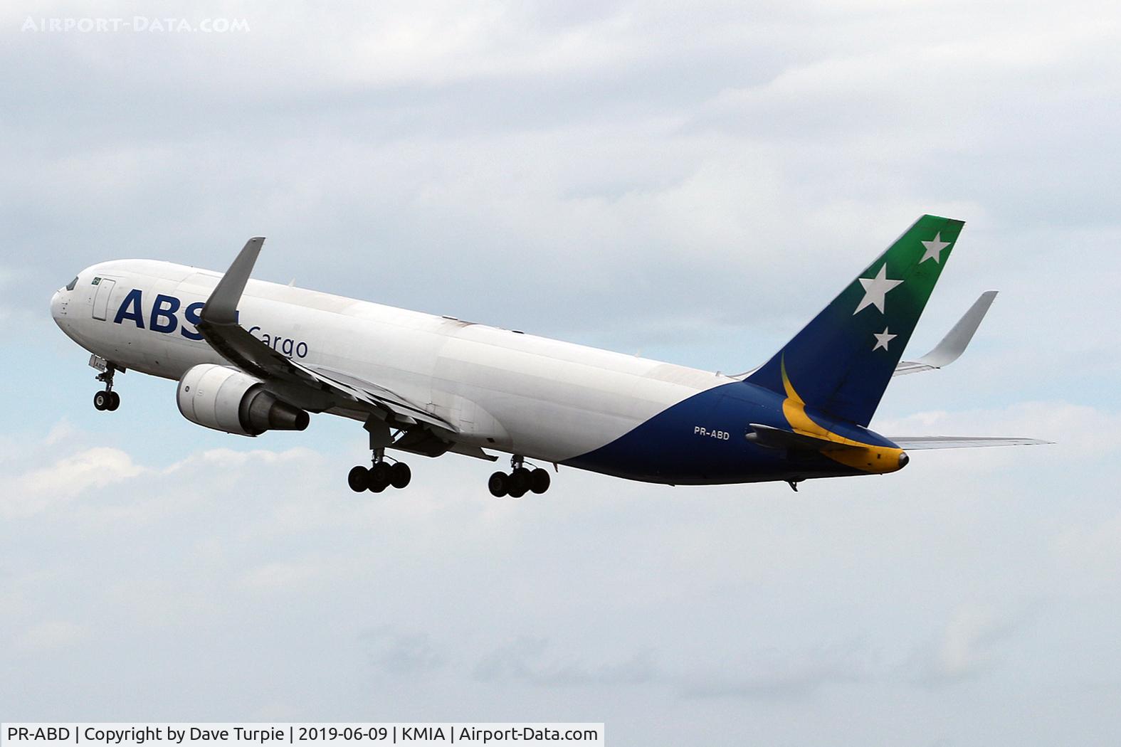 PR-ABD, 2005 Boeing 767-316F C/N 34245, ABSA Cargo of Brazil. Now known as LATAM Cargo Brazil, formerly TAM Cargo and previously ABSA Cargo Airline, it is a cargo airline based in Campinas, Brazil. It operates scheduled services within Latin America and between Brazil and the United States .