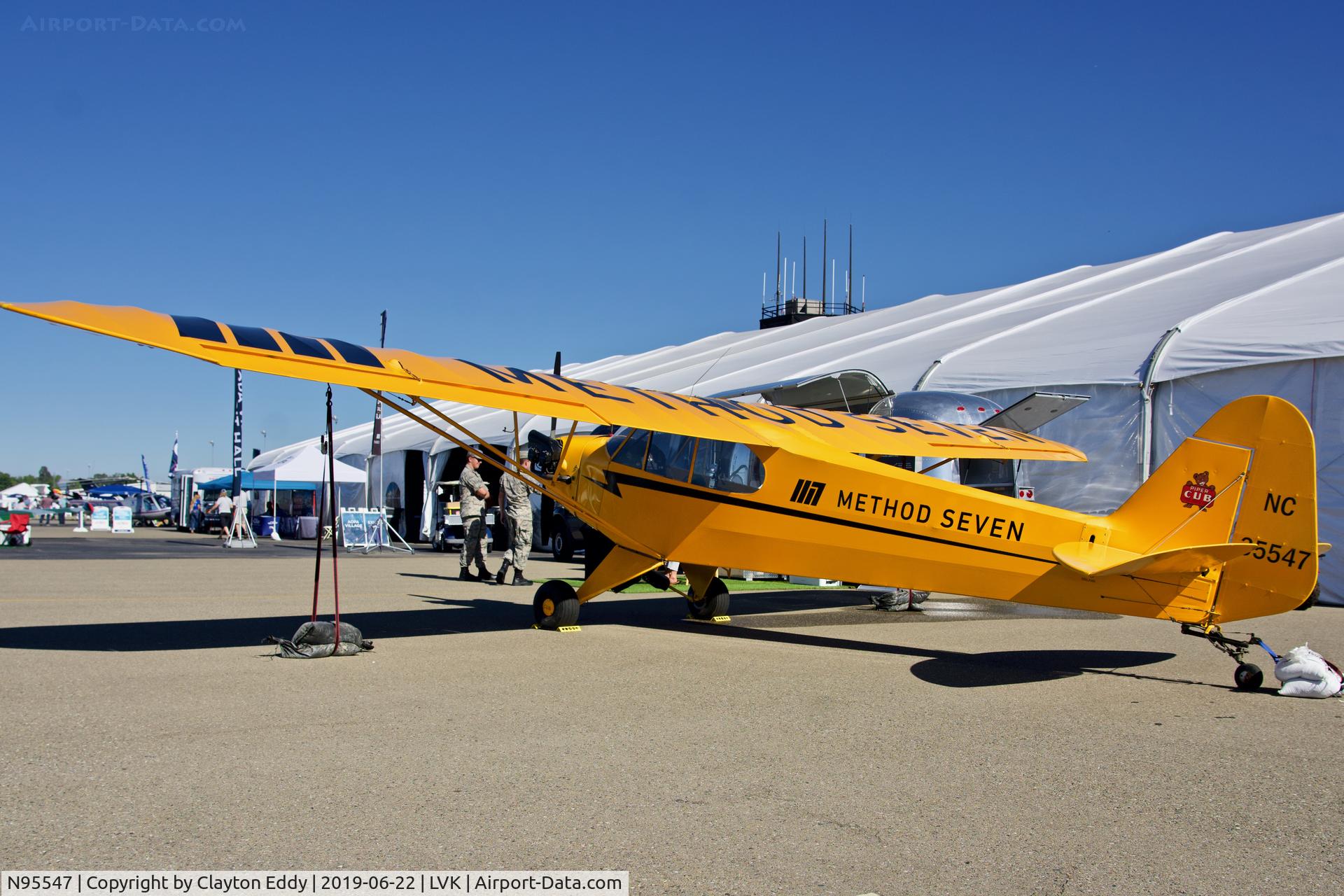 N95547, Taylorcraft BF C/N 7847, Livermore Airport Californiai 2019.