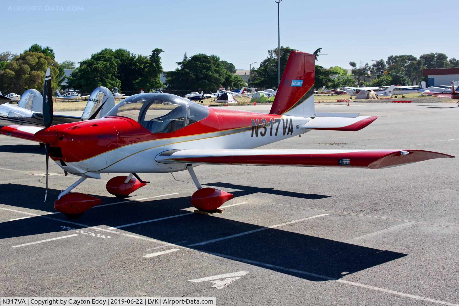 N317VA, 2018 Vans RV-12IS C/N 12075, Livermore Airport California 2019.