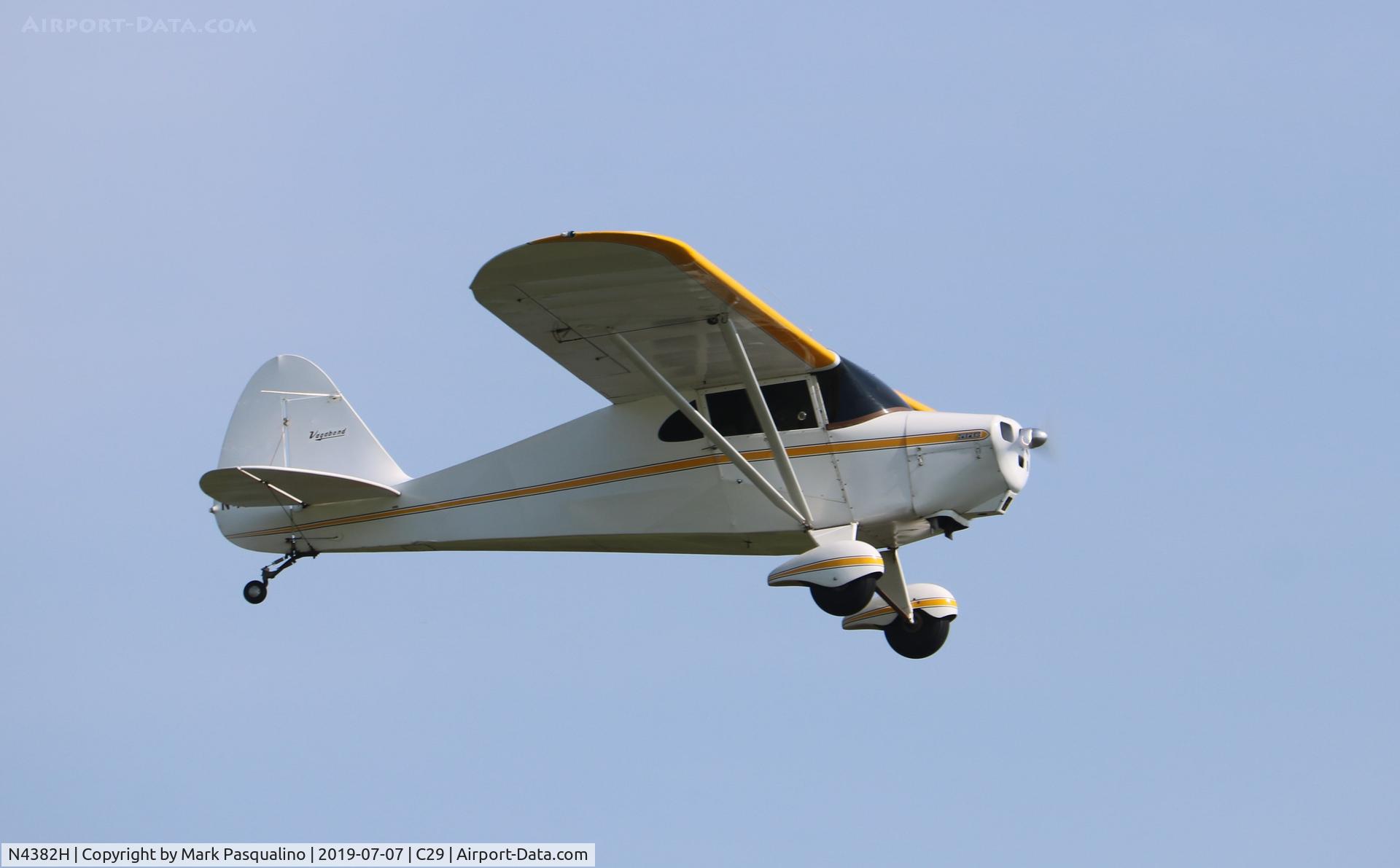 N4382H, 1948 Piper PA-15 Vagabond C/N 15-167, Piper PA-15