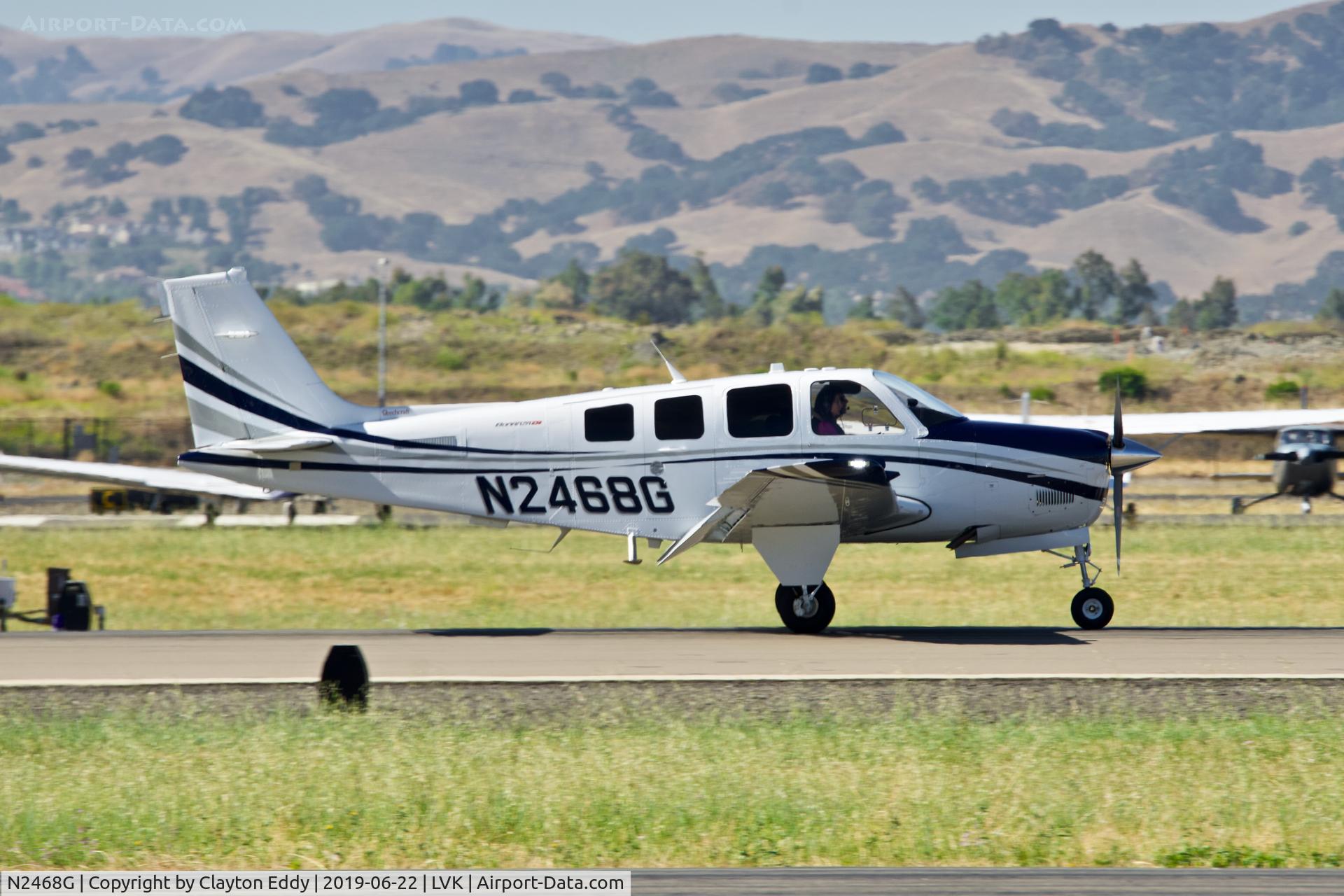 N2468G, 2018 Beechcraft G36 C/N E-4123, Livermore Airport California 2019.