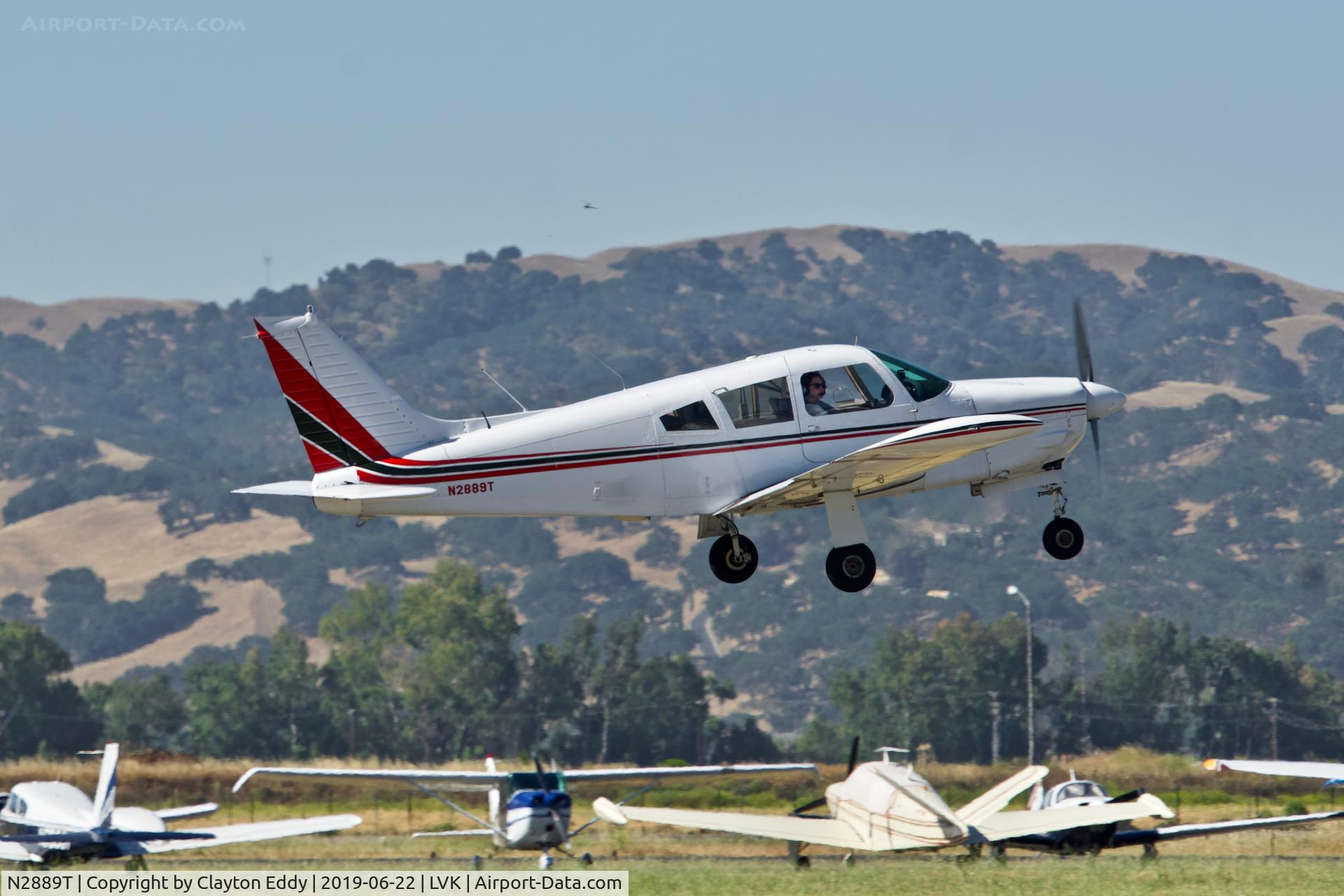 N2889T, 1972 Piper PA-28R-200 C/N 28R-7235154, Livermore Airport California 2019.