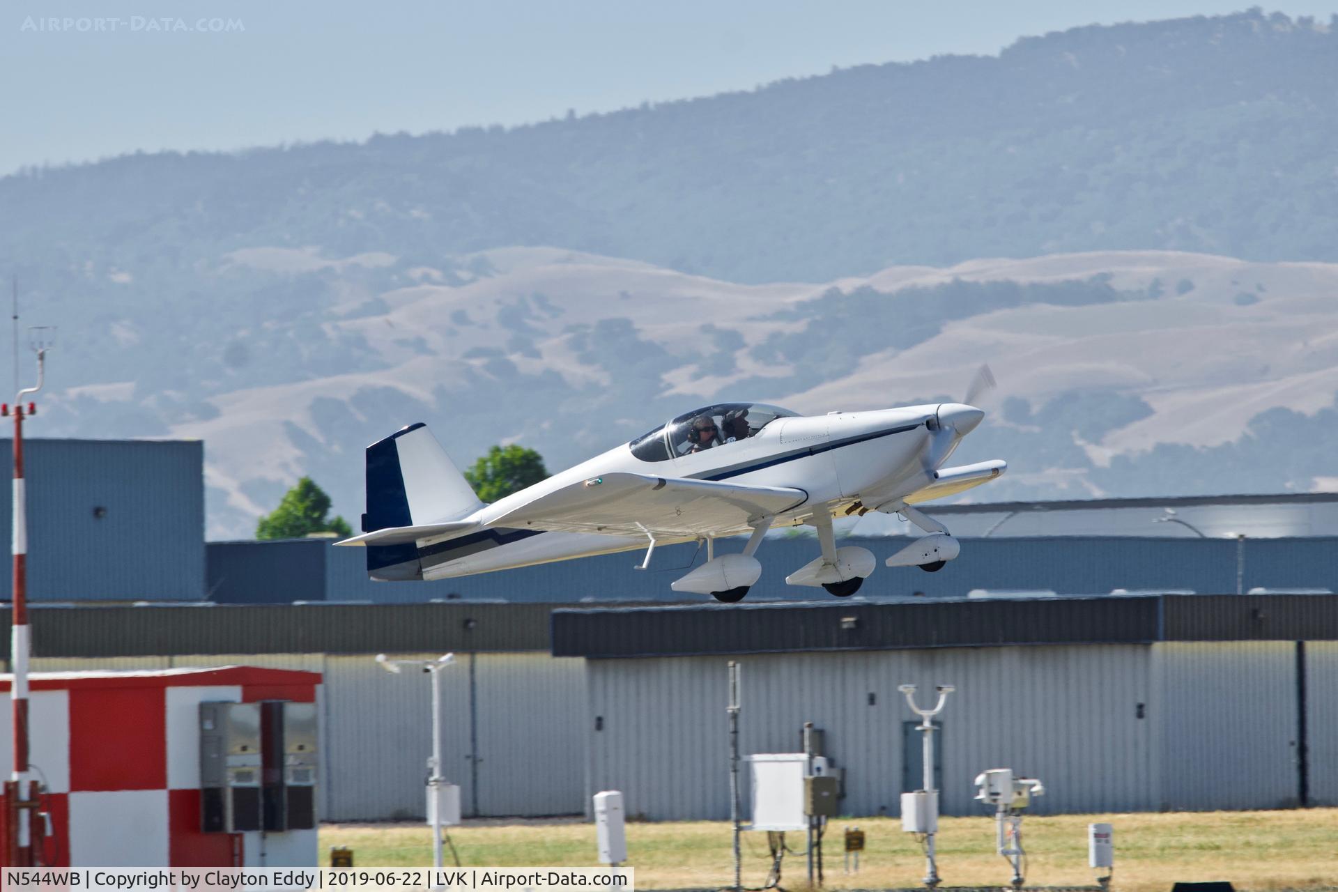 N544WB, 1997 Vans RV-6A C/N 21544, Livermore Airport California 2019.