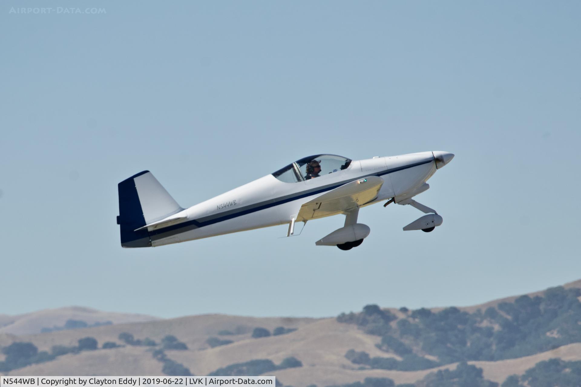 N544WB, 1997 Vans RV-6A C/N 21544, Livermore Airport California 2019.