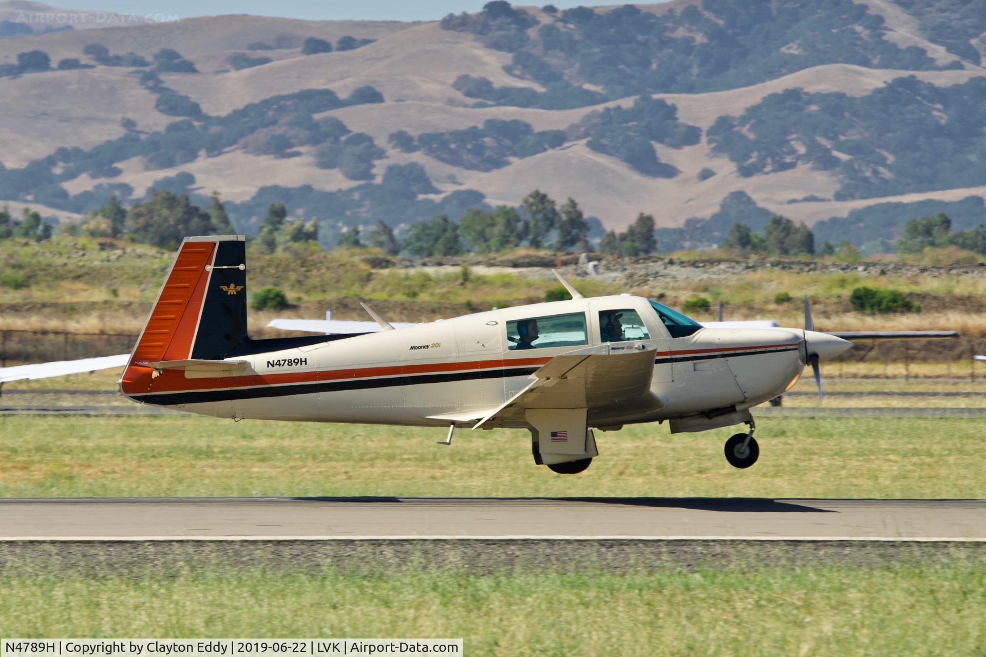 N4789H, 1979 Mooney M20J 201 C/N 24-0879, Livermore Airport California 2019.
