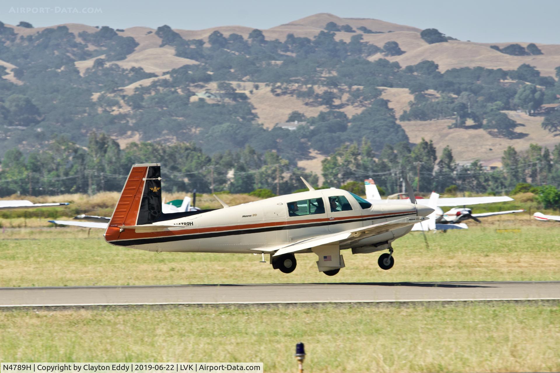 N4789H, 1979 Mooney M20J 201 C/N 24-0879, Livermore Airport California 2019.