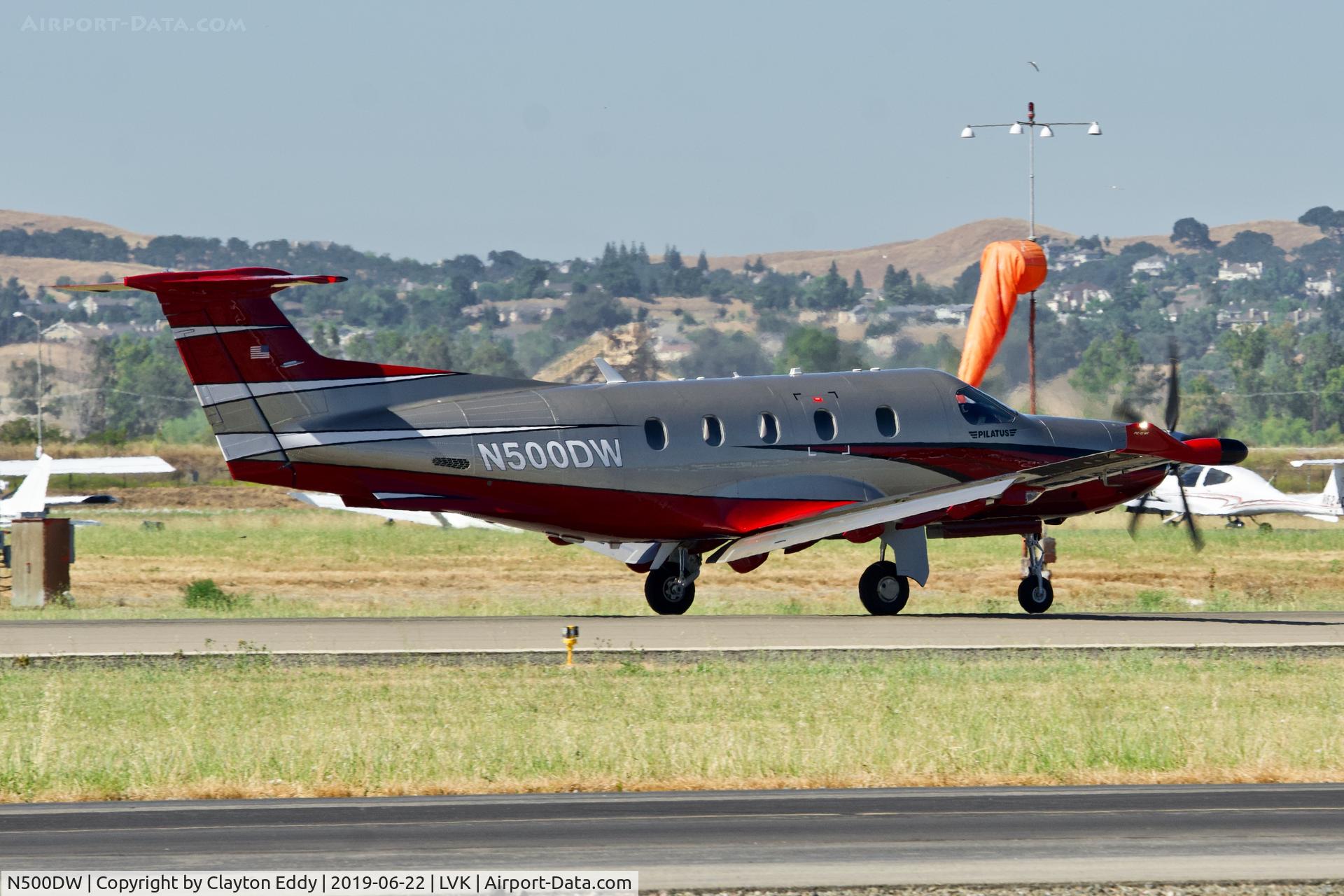 N500DW, 2017 Pilatus PC-12/47E C/N 1729, Livermore Airport California 2019.