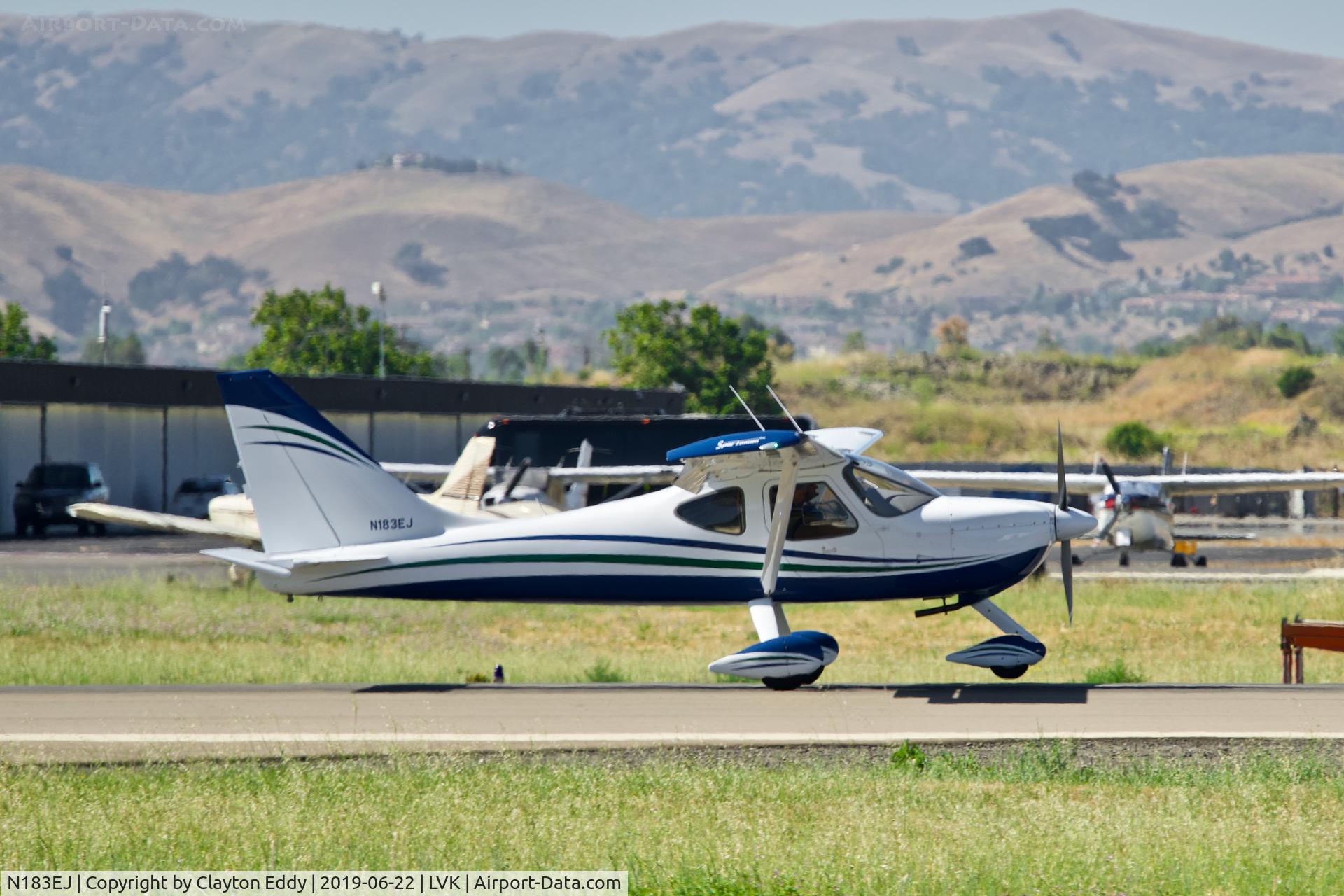 N183EJ, 2017 Glasair Aviation USA Inc Sportsman GS-2 C/N 7464, Livermore Airport California 2019.