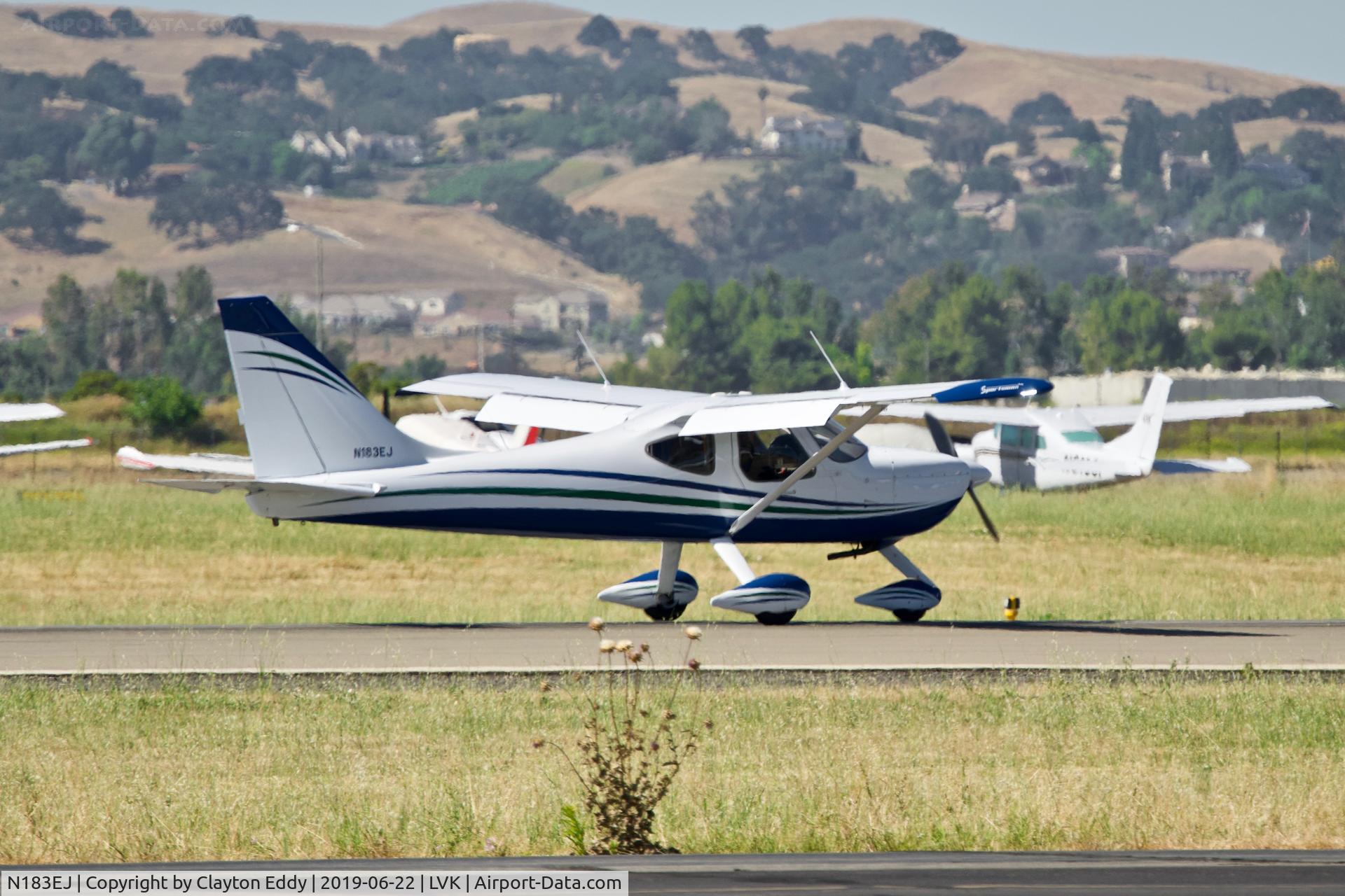 N183EJ, 2017 Glasair Aviation USA Inc Sportsman GS-2 C/N 7464, Livermore Airport California 2019.