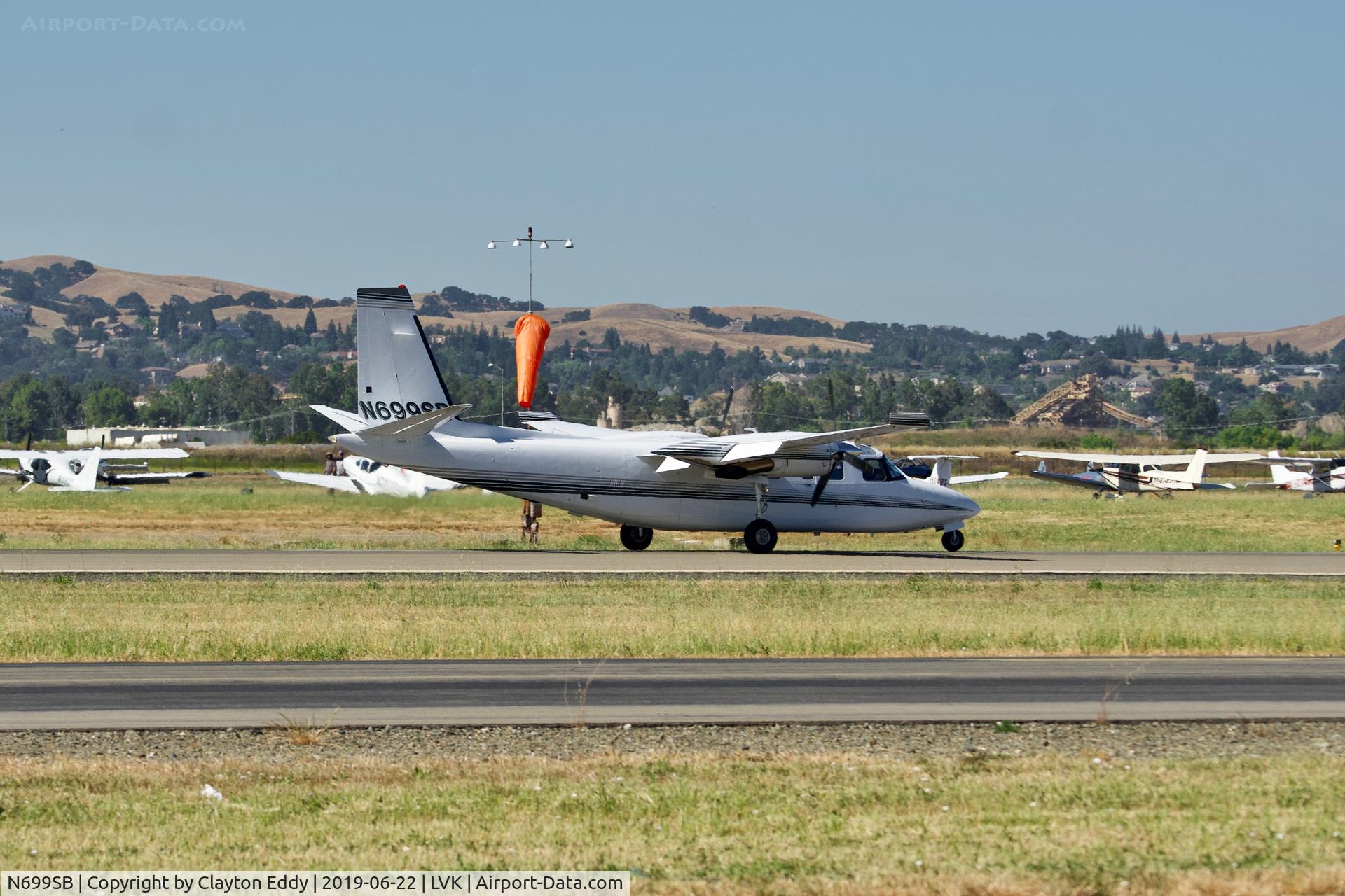 N699SB, 1976 Aero Commander 690 C/N 11280, Livermore Airport California 2019.