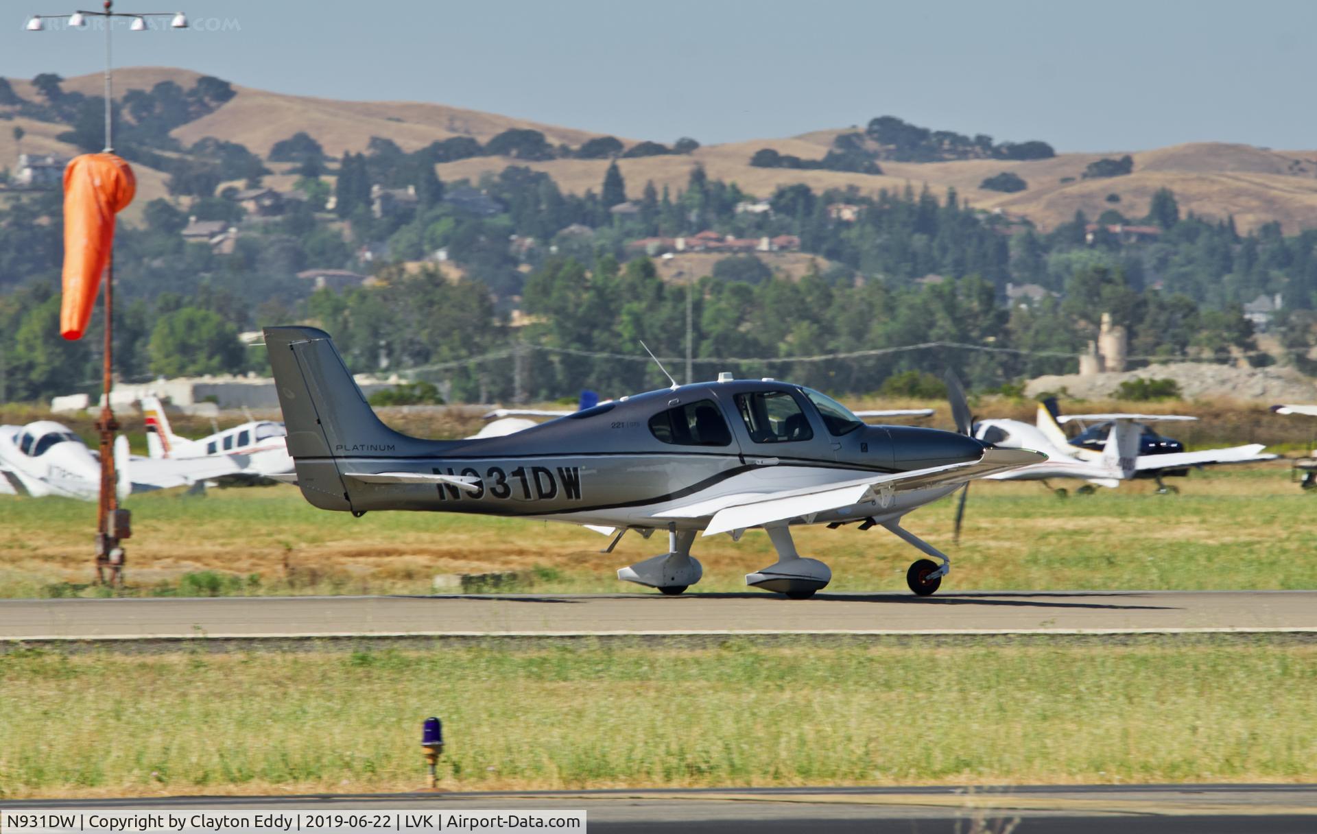 N931DW, 2017 Cirrus SR22T C/N 1488, Livermore Airport California 2019.