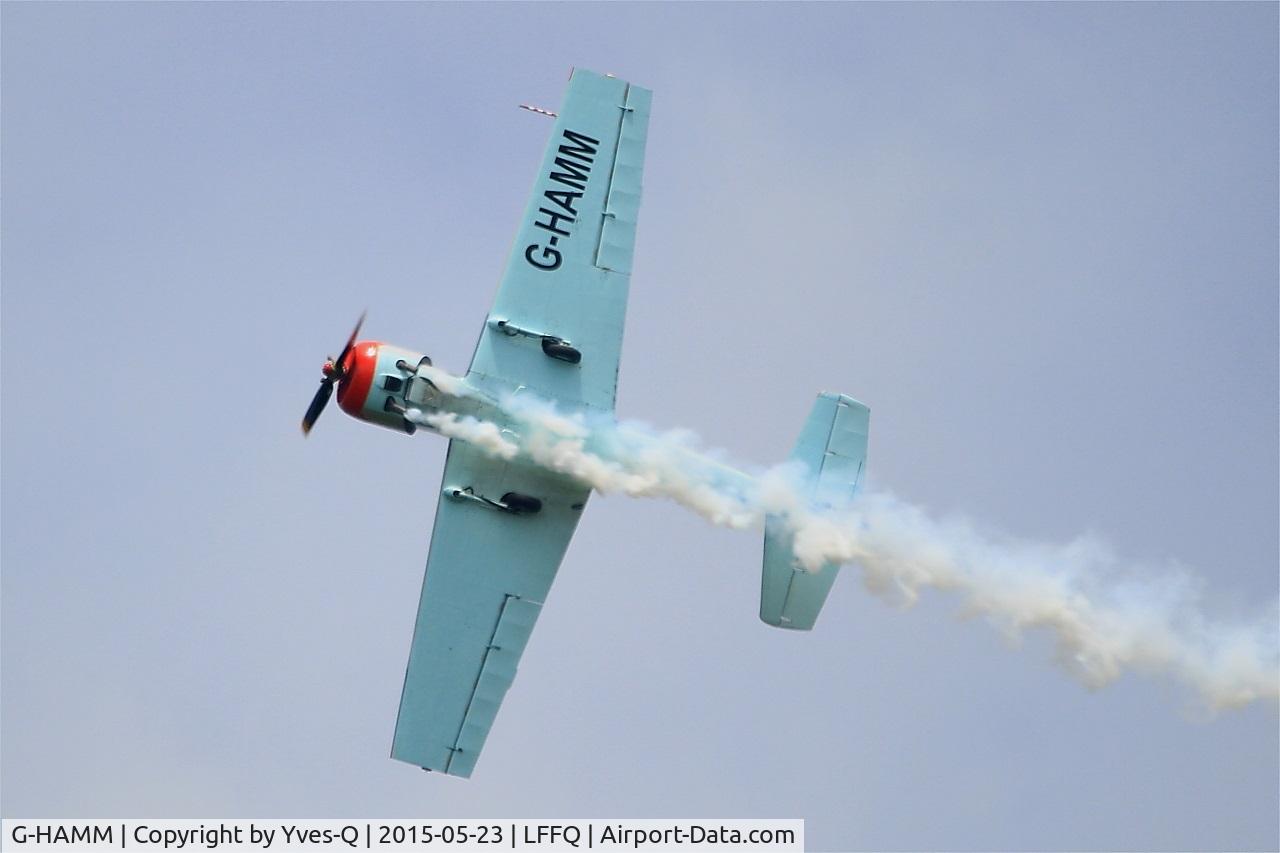 G-HAMM, 1983 Yakovlev Yak-50 C/N 832409, Yakovlev Yak-50, On display, La Ferté-Alais Airfield (LFFQ) Air show 2015
